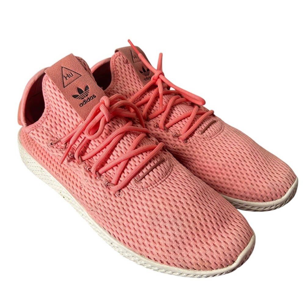 Adidas Men’s Coral Pink Lightweight Mesh Sneakers